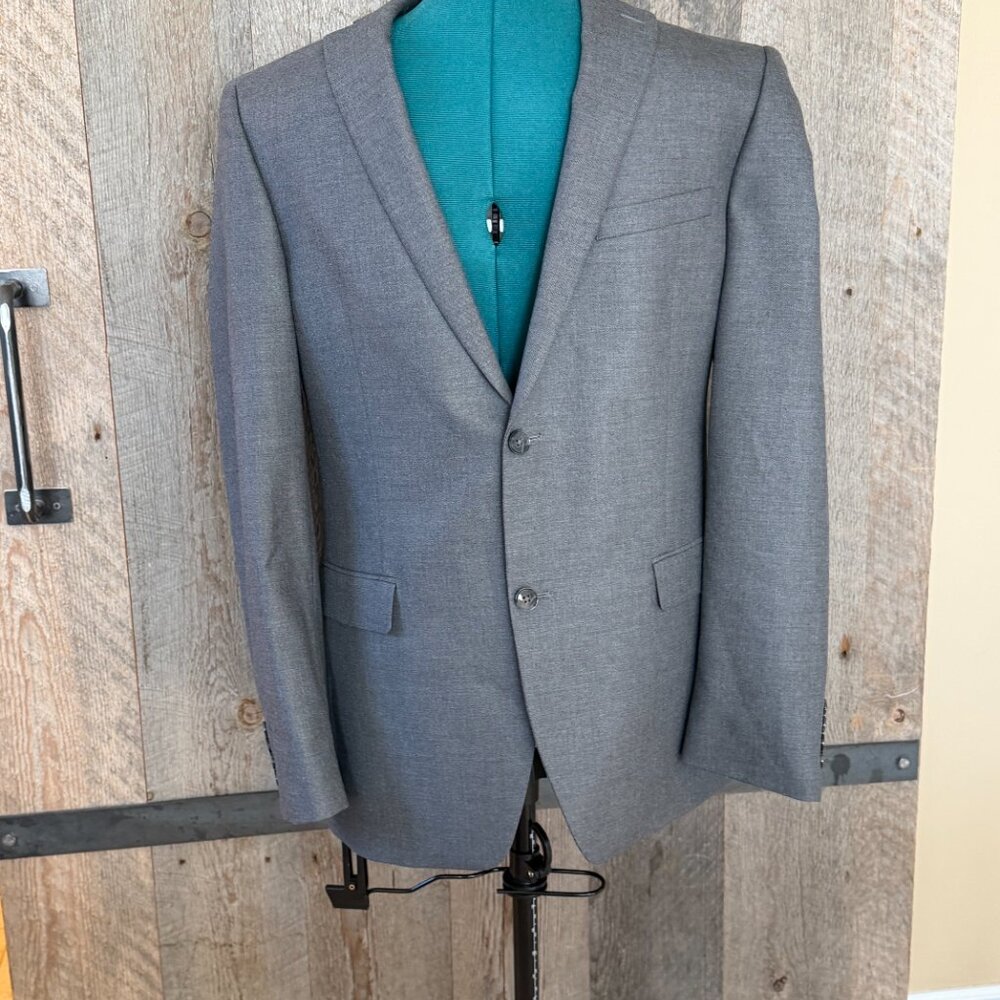 Alfani Men's Suit Slim Fit 40L Jacket 34W x 32L Pants - Picture 5 of 14